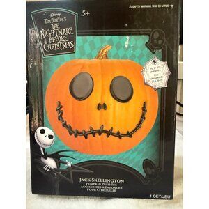 Disney Jack Skellington Pumpkin Push-Ins 9"-11" Halloween Decor Set